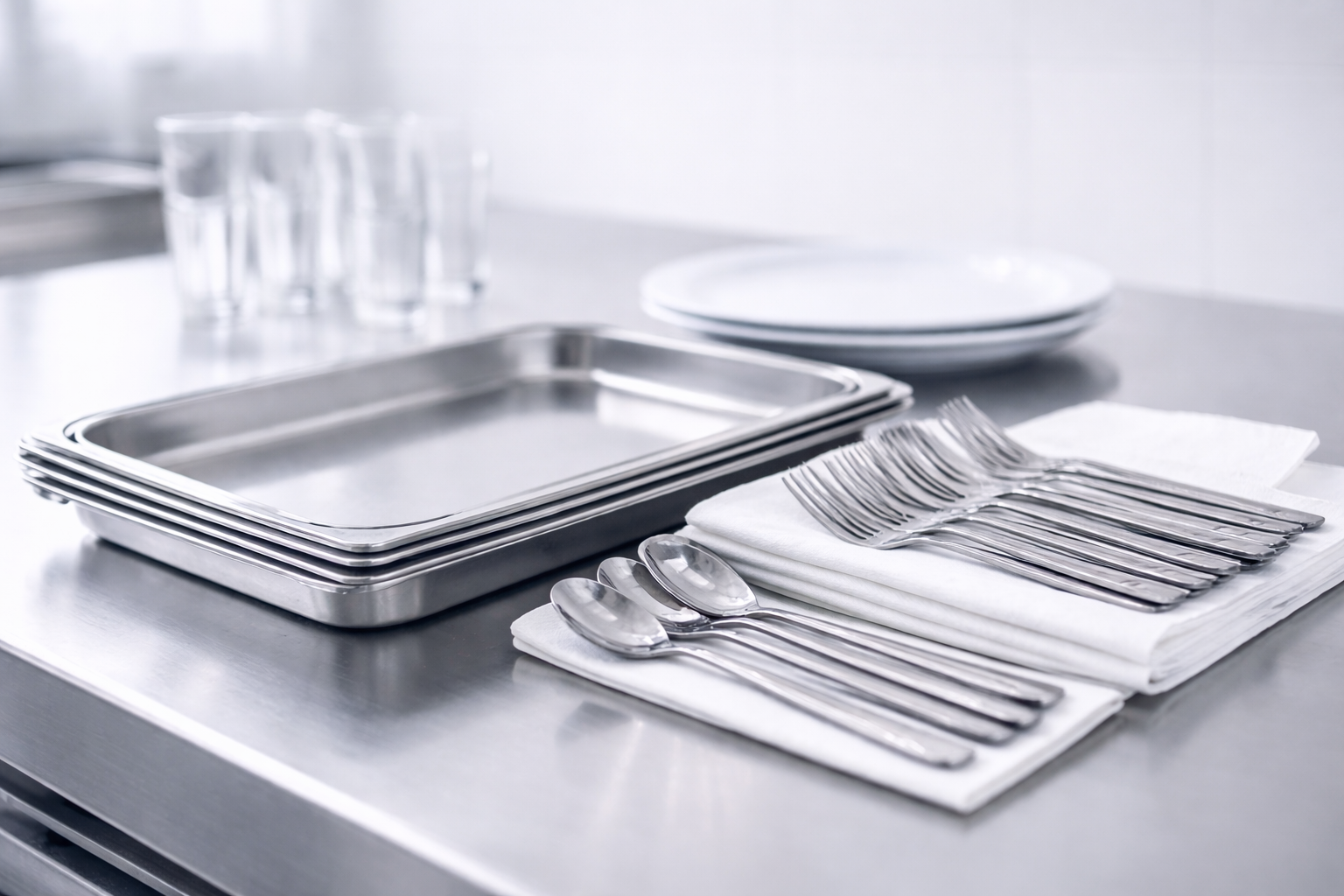 Menaje para restauración básicos para servicio y consumo diario